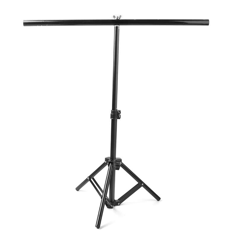 Studio Backdrop Stand T- Frame Light Stand with Clamp - 0.60kg