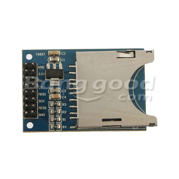 5Pcs Slot Socket Reader SD Card Module For Mp3 Arduino Compatible - 0.05kg