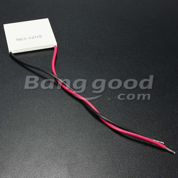 TEC1-12715 12V Heat Sink Thermoelectric Cooler Peltier Plate Module - 0.03kg