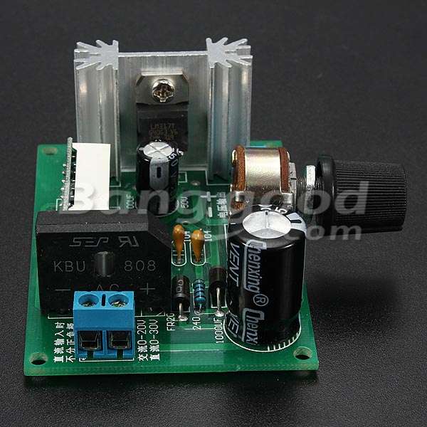 LM317 Adjustable Voltage Regulator Step Down Power Supply Module - 0.05kg