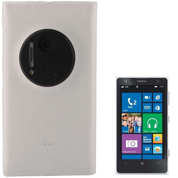 Translucent Frosted Plastic Case for Nokia Lumia 1020 (Transparent)