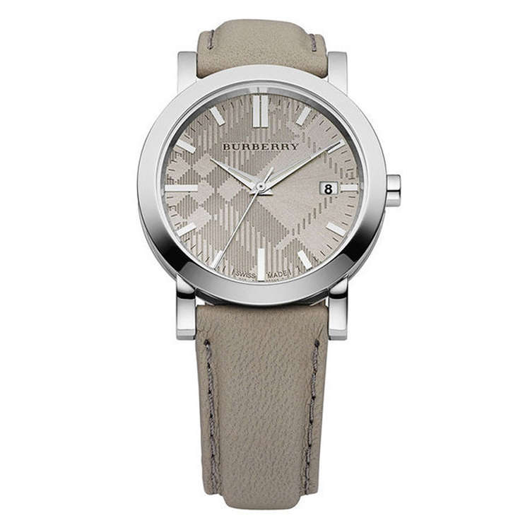 ***R4999*** Burberry New Leather Strap Stainless Steel Case women's Watch [Feel the Luxury]