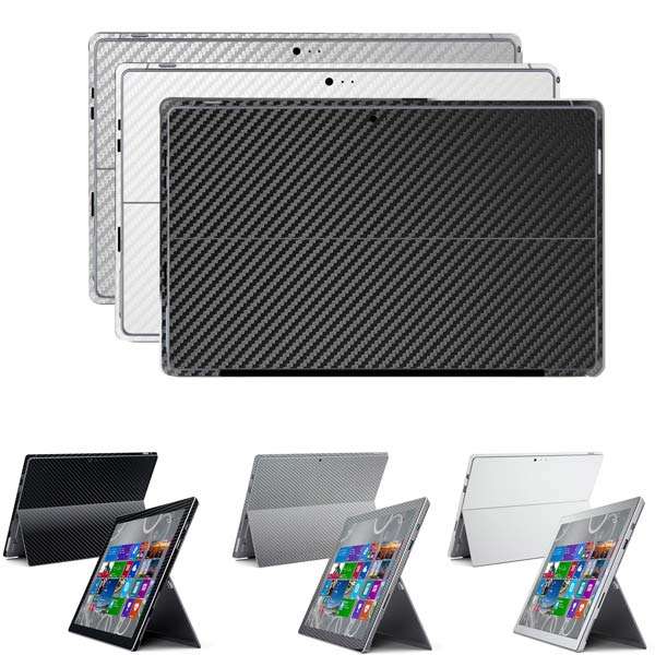 Carbon Fiber Film Protective Cover Skin For Microsoft Surface Pro3