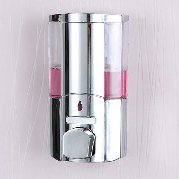 300ml Hand Operated Hand Sanitizer Dispenser Washroom Liquid Soap Shampoo Dispenser