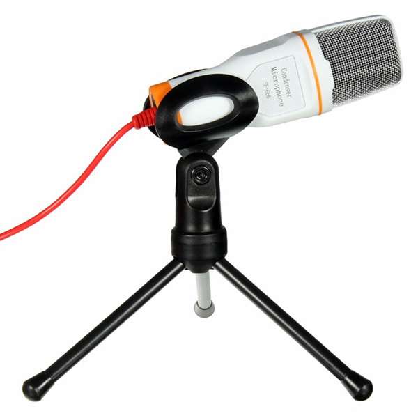 Condenser Microphone Mic Sound Studio with Recording Tripod Shock Mount