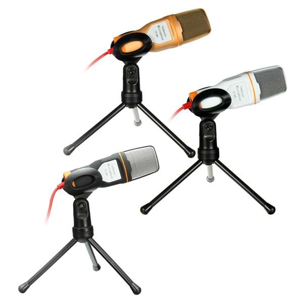 Condenser Microphone Mic Sound Studio with Recording Tripod Shock Mount