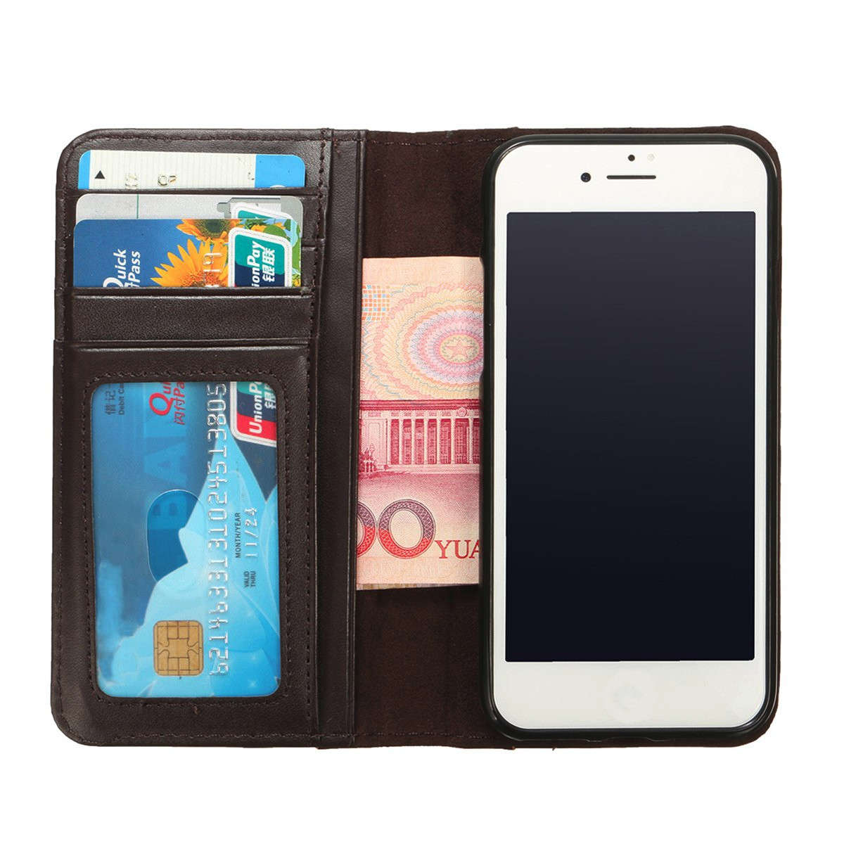 Retro Flip Wallet PU Leather Vintage Book Card Case Cover For iPhone 7/ Plus -* 4.7 Inches