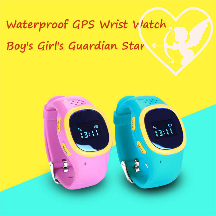 Waterproof GPS Locator Children GSM Tracker Anti-lost SOS Smart Wrist Watch