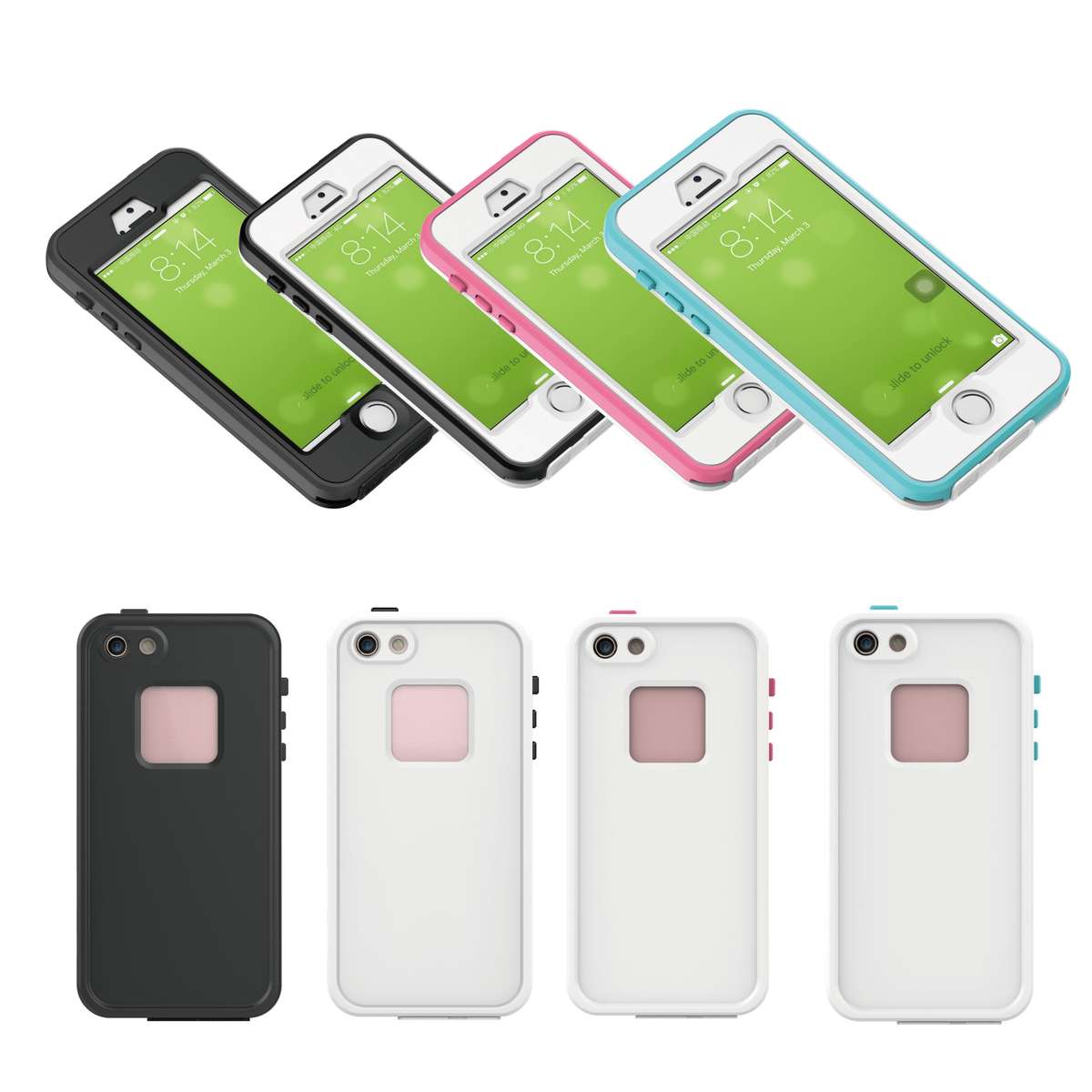 IPX8 Waterproof Touch Screen Drop Resistance Diving 6M Shockproof Case For iPhone 5 5S SE