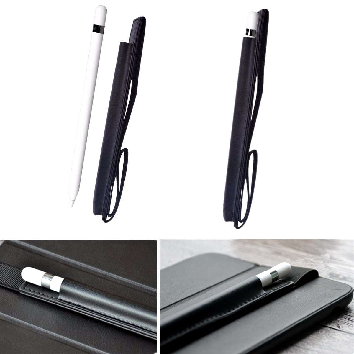 Leather Case Cover Holder Pouch For Apple Pencil iPad Pro 9.7'' 12.9'' Tablet