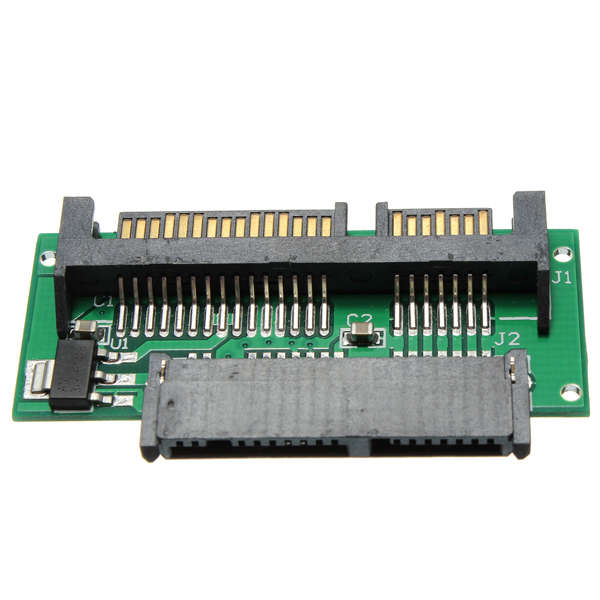 1.8inch Micro SATA MSATA SSD to 7+15 2.5inch SATA Adapter Converter Card Plate