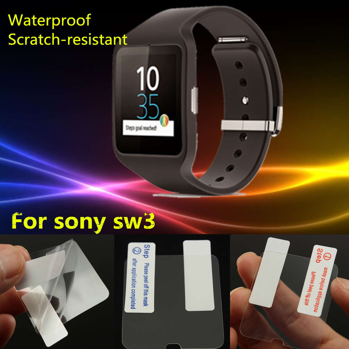 Ultra-thin HD Screen Protector Film For Sony Smart Watch 3 Smartwatch
