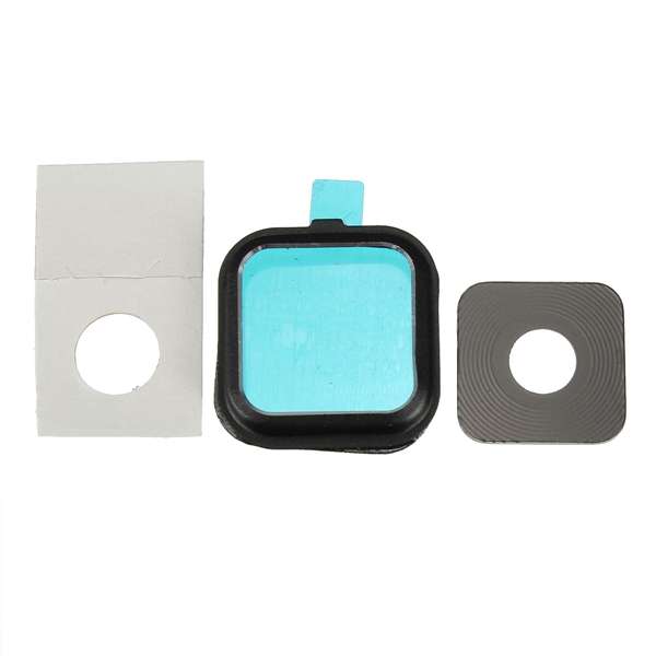 Back Camera Glass Lens + Camera Cover Frame For Samsung Galaxy Note 4 N910