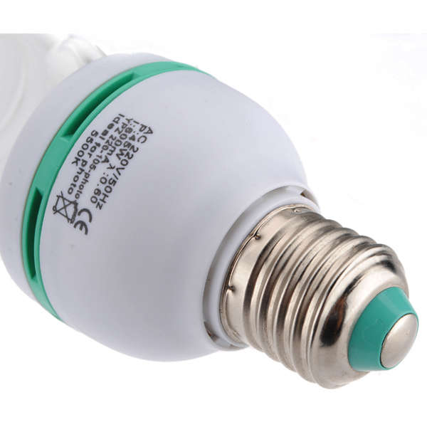 45W 5500K Studio Lighting Daylight Photo Video Bulb Lamp 220V E27