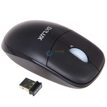 Brand New # Original Delux Wireless Mouse # 2.4Ghz # 18.3mm length # Blue Engine # DLM-371GB #