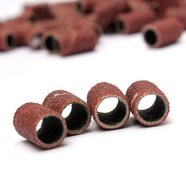 100pcs Electric Nail Drill Bits Sanding Bands #180 Manicure Pedicure