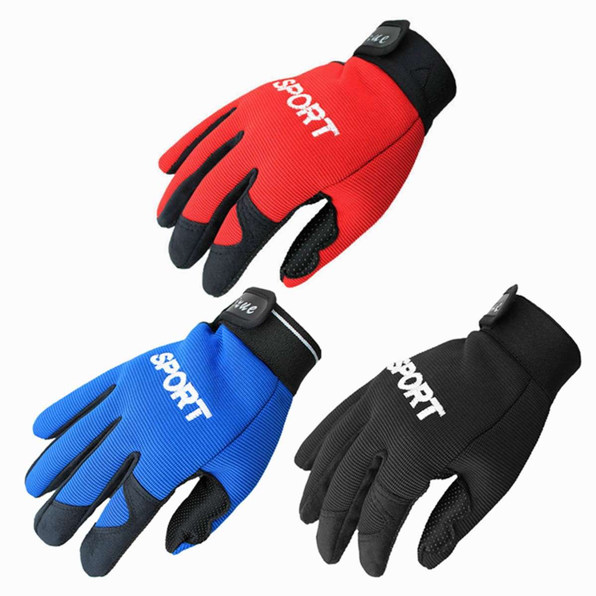 Motorcycle Outdoor Sports Full Finger Gloves Exercise Fitness Gym