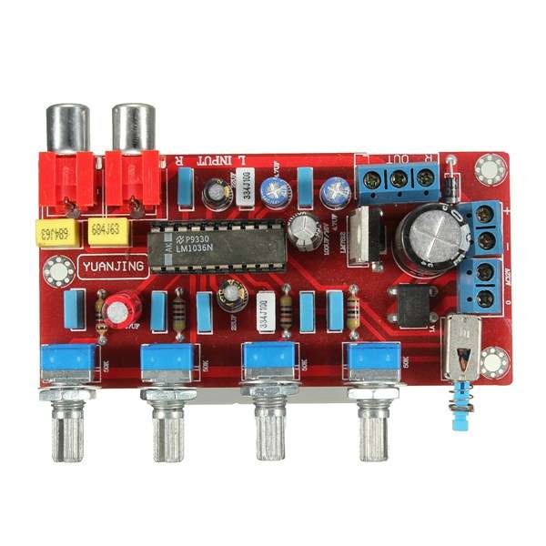 LM1036 Tone Board Preamp Board Volume Treble Bass Amplifie Module