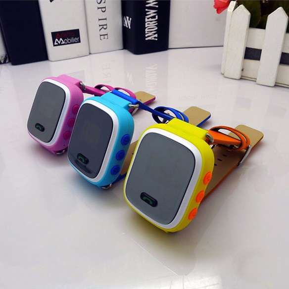 Q60  Wristwatch SOS Call Location Finder Locator Device Tracker for Kids Safe Anti Lost Monitor Blue