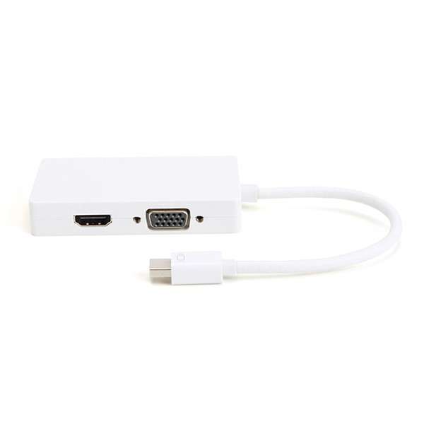 Thunderbolt Mini Display Port DVI VGA HDMI 3 in 1 Multi-functional HDTV Adapter *FREE SHIIPPING