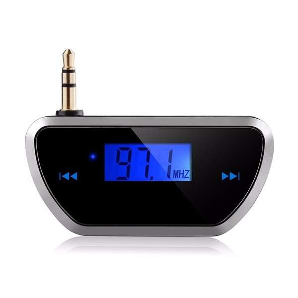 3.5mm Wireless Car Handsfree FM Transmitter For iPhone 6 5S 5C 5 Samsung Galaxy S5 S4 Sony Xperia