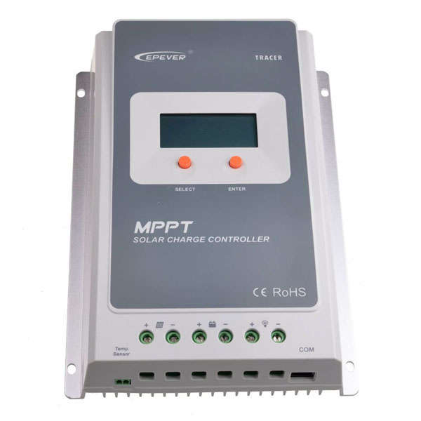 Epever Tracer LCD Diaplay 10A/20A/30A/40A 12V/24V Auto MPPT Solar Charge Controller Connect Solar Pa
