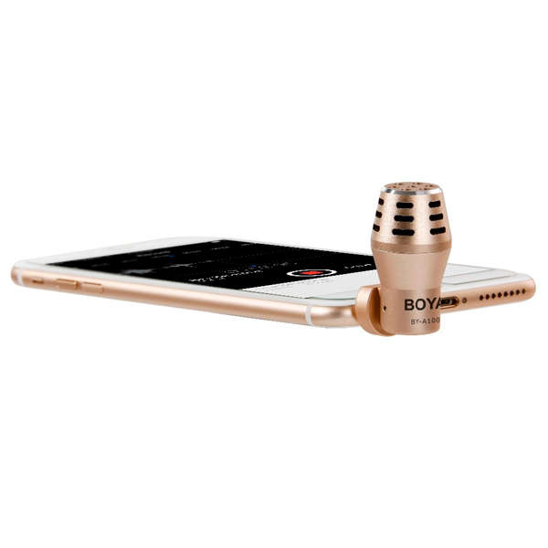 BOYA BY-A100 Omni Directional Condenser Audio Recorder Microphone for iPhone iPad iPod
