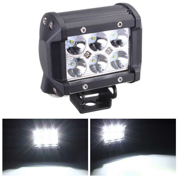 18W Car 6LED Work Light Spotlight Bright Projector Lamp