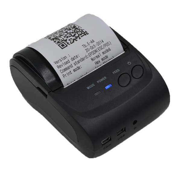 POS-5802LN 58mm Bluetooth Wireless Thermal Receipt Printer Support Windows Android IOS Mobile