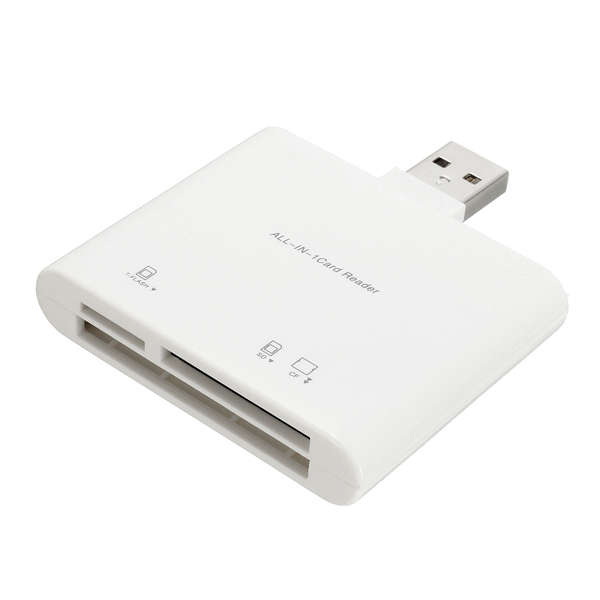 3 In 1 USB 2.0 High Speed Memory Card Reader Adapter For TF SD CF Memory Card