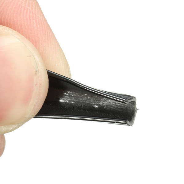 4.5m Car Door Edge Guard Trim Scratch Protector Strip Crash Protective Cover Black