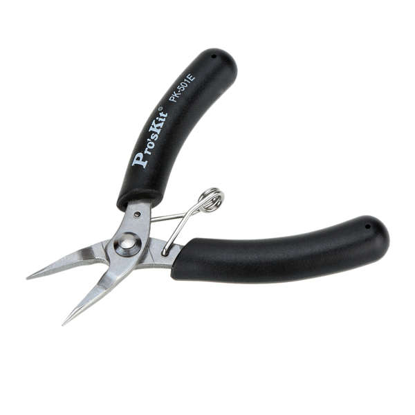 Pro'sKit 1PK-501E Anti-corrosion Long Nose Plier Stainless Steel Mini Practical Needle-nose Pliers