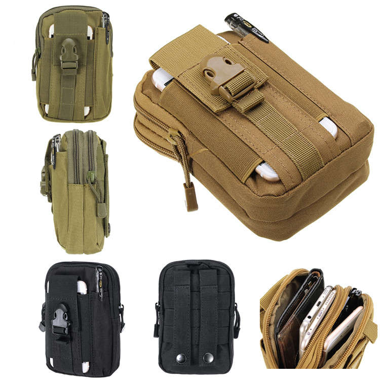 BAJ Outdoor Tactical Sport Multi-functional Waist Belt Pouch Wallet Storage Bag For Smartphone