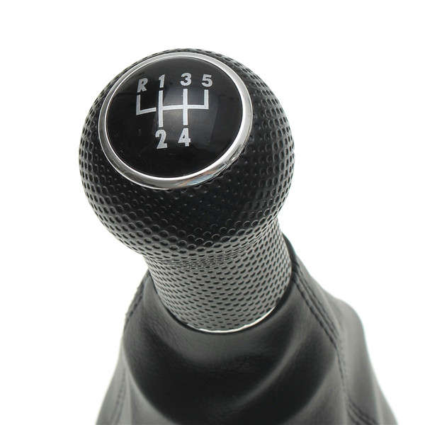 5-Speed Manual Gear Stick/Shift Gaiter Boot Lever Knob for VW POLO GOLF MK4 Bora
