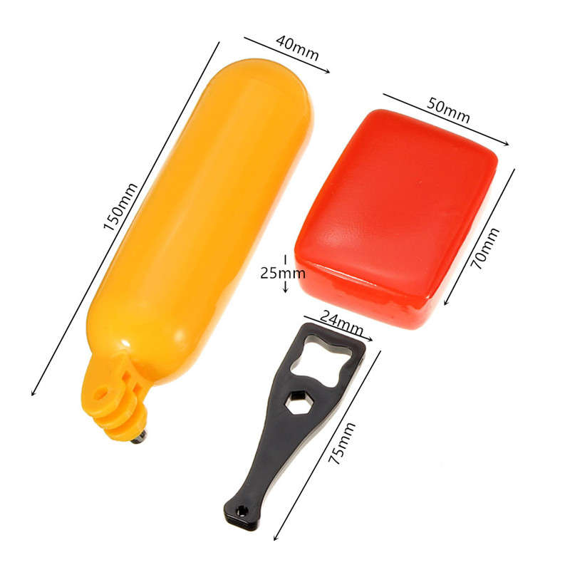 Red Floaty Sponge With Floating Hand Grip Accessories for GoPro HD Hero 2 3 Plus 4 XiaoMi Yi SJcam