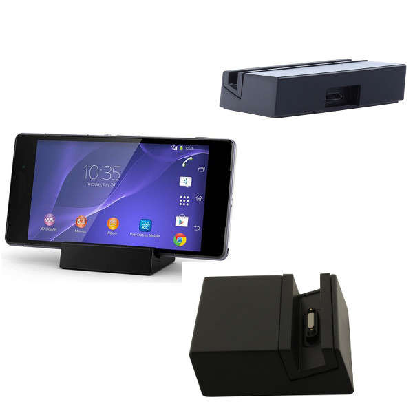 High-quality 5V 1.8A Magnetic Desktop Charging Dock Station Cradle for Sony Xperia Z3 / Z3