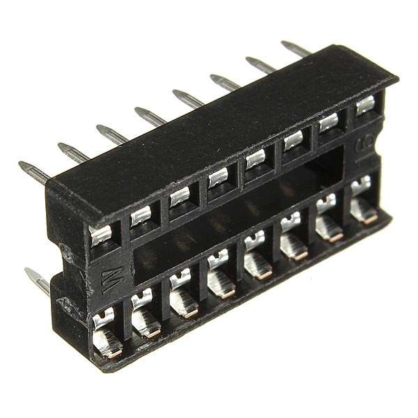 20Pcs 2.54mm 16 Pins IC DIP Integrated Circuit Sockets Adaptor