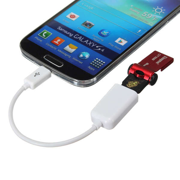 USB Micro OTG Adapter Cable For Cellphones With Micro Port