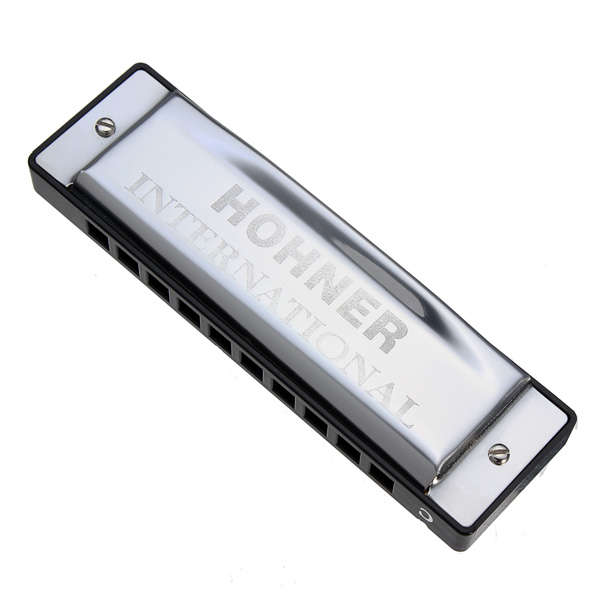 Silver Star HOHNER 10 Holes Blues Harmonica Key Of C