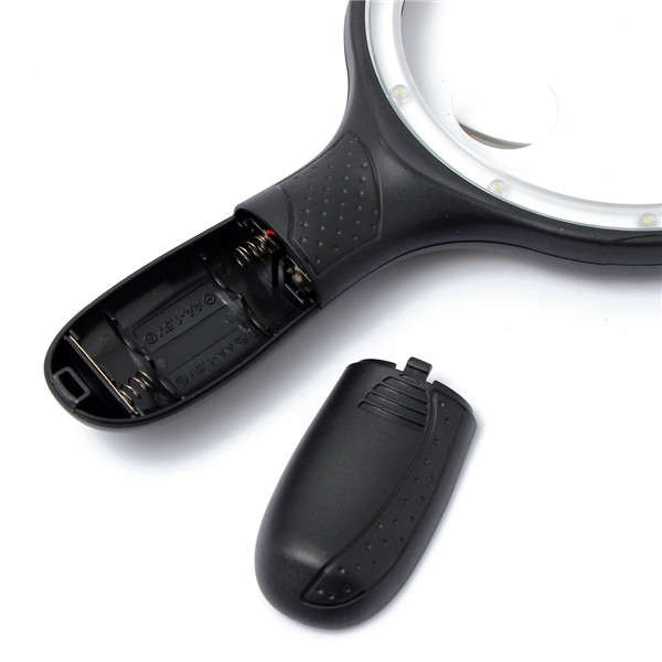 2X 5X Portable Ergonomic Magnifying 10 LED High Brightness Magnifier