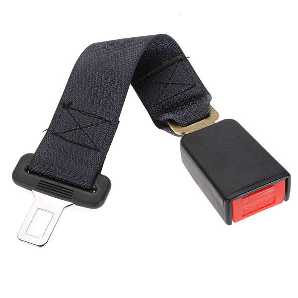 1 PC Car Seat Belt Extension  Extender Black