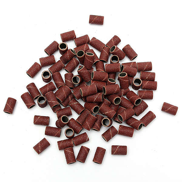 100pcs Electric Nail Drill Bits Sanding Bands #180 Manicure Pedicure