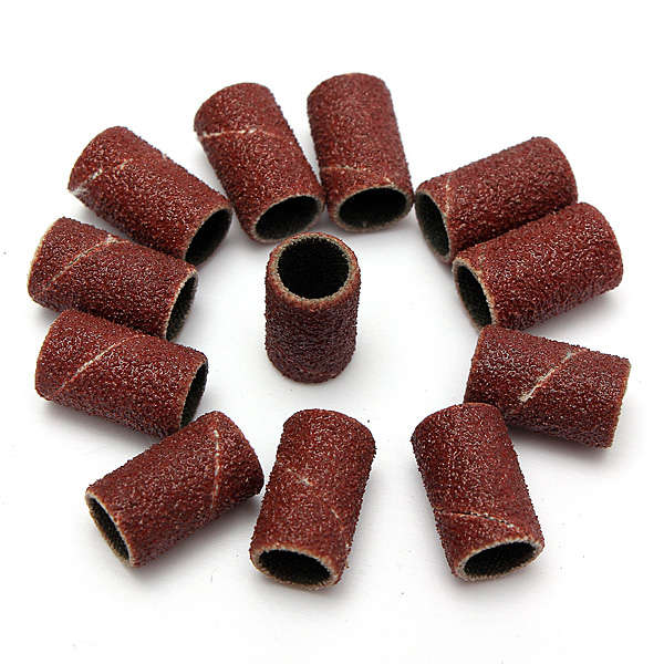 100pcs Electric Nail Drill Bits Sanding Bands #180 Manicure Pedicure