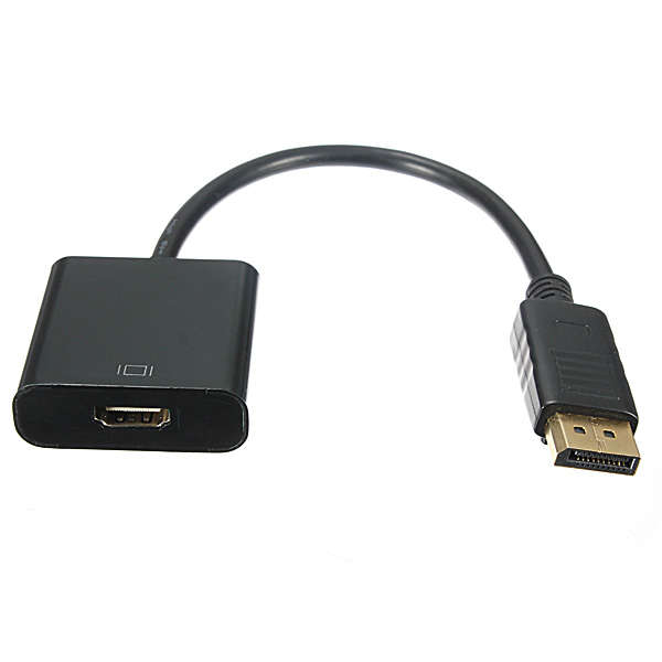 HD DP Displayport Male to HDMI Female Cable Converter for Laptop