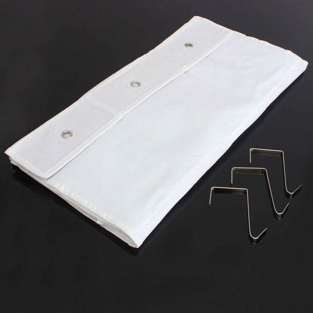 24Pocket Hanging Over Door Stainless Steel Holder Shoes Nonwoven Fabric Organizer Storage Door Wall