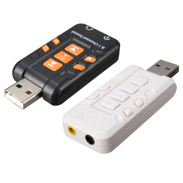 USB External 8.1 Channel 3D Virtual Audio Sound Card Adapter Amplifier For PC *FREE SHIPPING