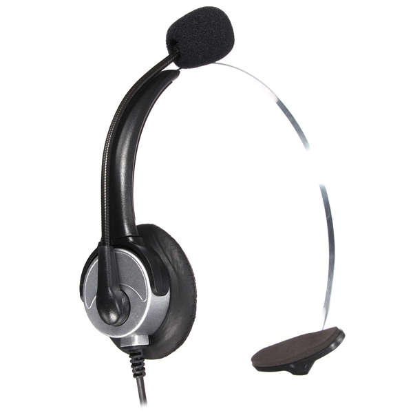 Telephone Noise Cancelling Microphone RJ11 Connector Headset Office Call Centre