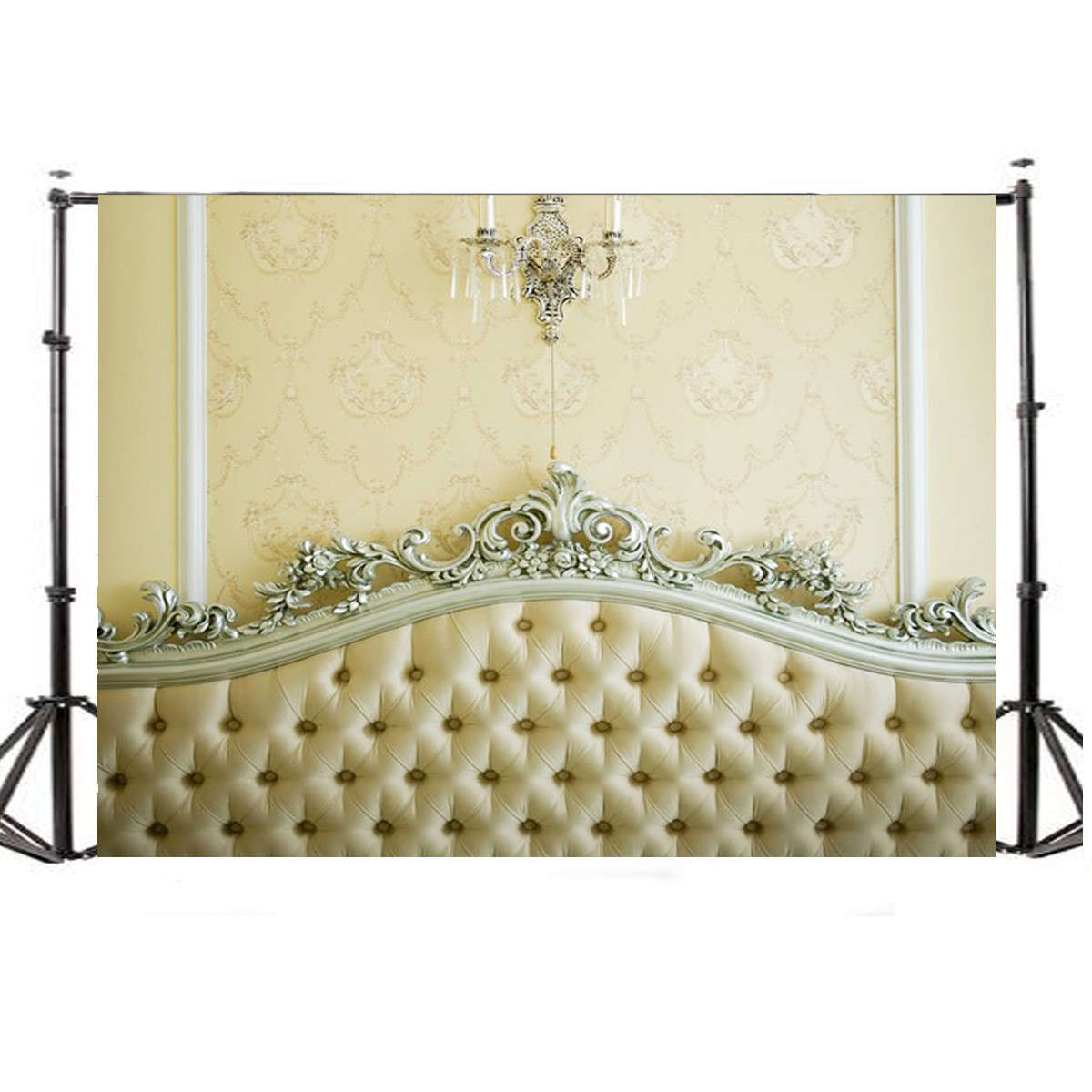 Continental Square Bed Thin Vinyl Photography Backdrop Background Studio Props