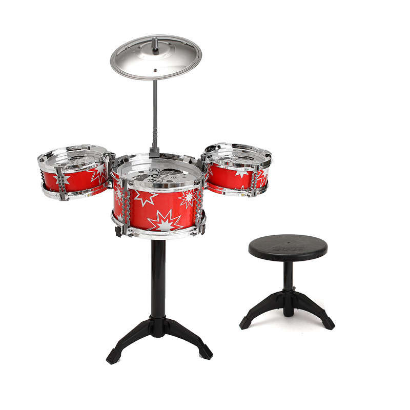 Jazz Drum Rock Set 15*18in Child Kids Musical Instrument Toy Gift