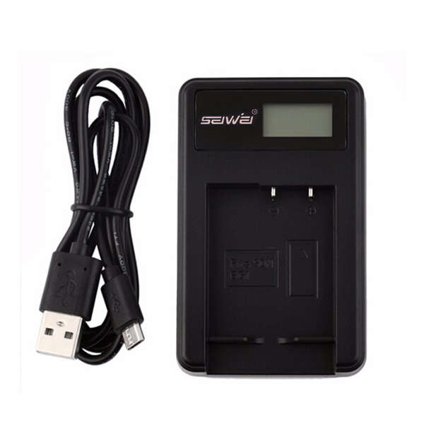 NP-BG1 SLR Digital Camera Battery Charger with LCD Display